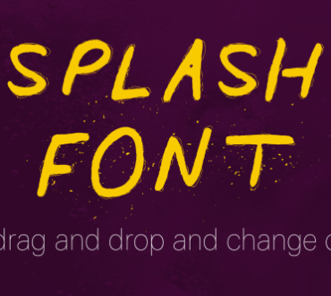 kidpixel – Splash Font funky water animation for AE